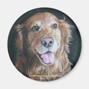 Golden Retriever Magnet