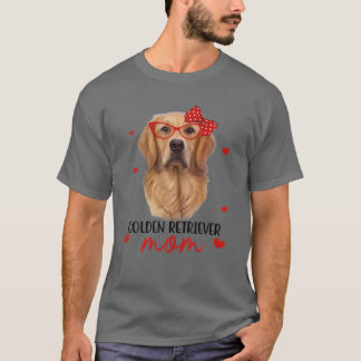 Golden Retriever Mama Dog Bandana Dog Lover Gifts T-Shirt