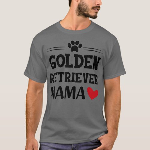 Golden Retriever Mama T_Shirt
