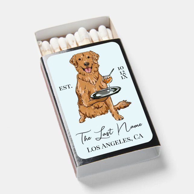 Golden retriever  matchboxes (Front Open)