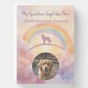 Golden Retriever Memorial Wood Sign