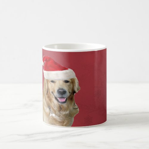 Golden Retriever Merry Christmas Coffee Mug