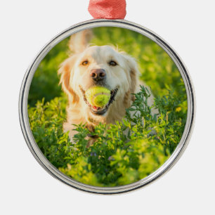 Golden Retriever Metal Ornament