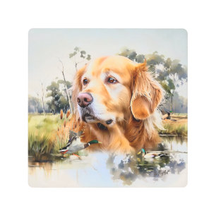 Golden Retriever Metal Print