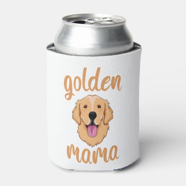 Golden Retriever Mom  Can Cooler (Can Front)