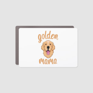 Golden Retriever Mom Car Magnet