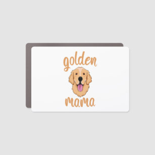 Golden Retriever Mom  Car Magnet