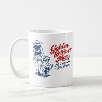 Golden Retriever Mom Coffee Mug 