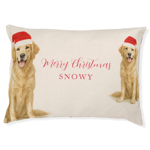 Golden Retriever Mom Dog Christmas Pet Bed