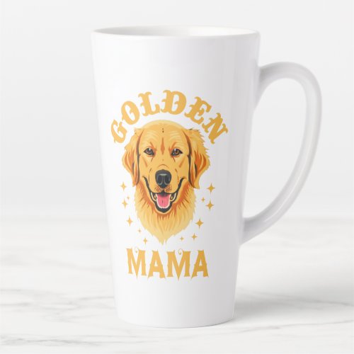 Golden Retriever Mom dog lover pet lover womens Latte Mug