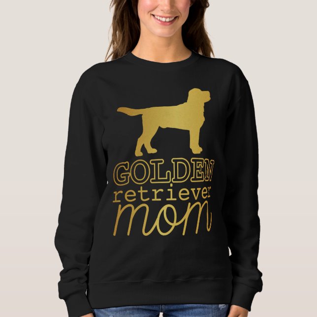 Golden Retriever Mom Dog Mom Sweatshirt (Front)