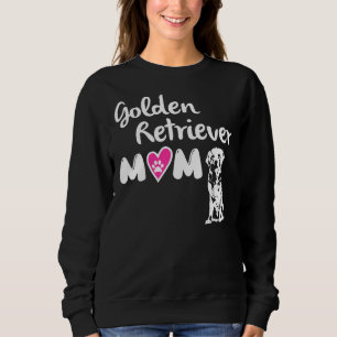 Golden Retriever Mom Fitted Scoop Sweatshirt