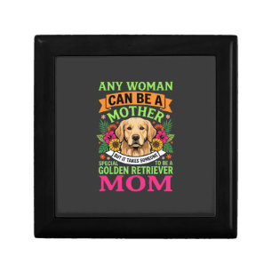 Golden Retriever Mom Floral Dog Lover Gift Box