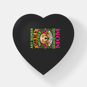 Golden Retriever Mom Floral Dog Lover Paperweight