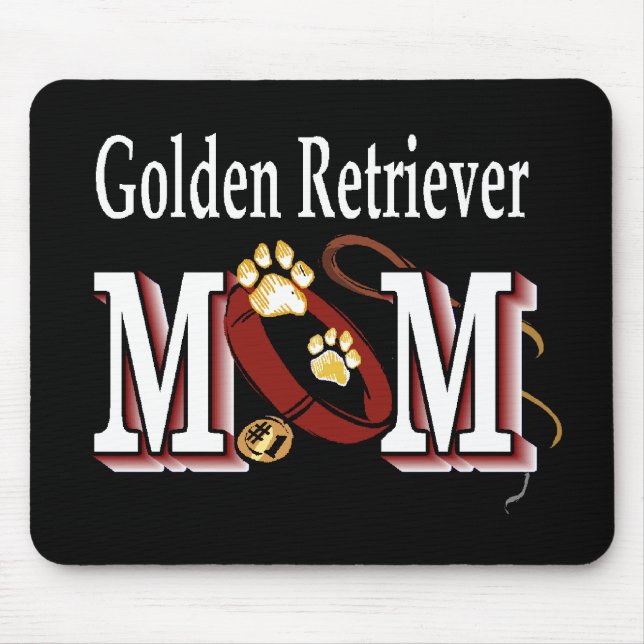 Golden Retriever Mom Gifts Mouse Pad (Front)