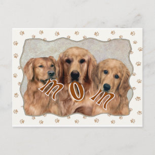 Golden Retriever MOM Gifts Postcard