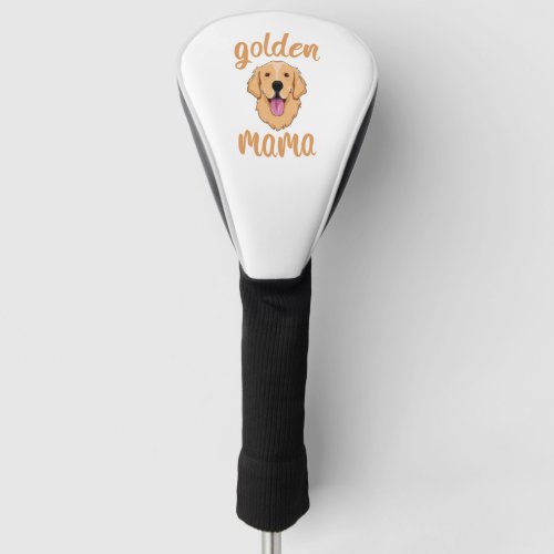 Golden Retriever Mom  Golf Head Cover