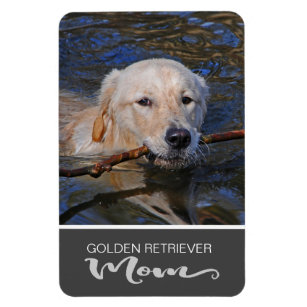 Golden Retriever  Mom Insert Your Dog's Photo Magnet