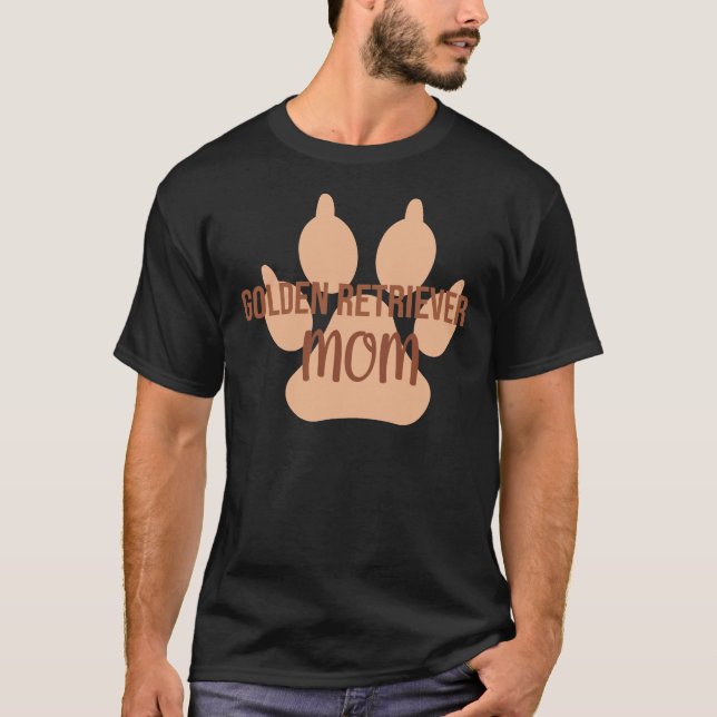 Golden Retriever Mom Labrador Dogs T-Shirt (Front)