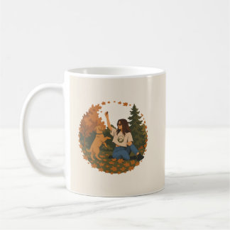 Golden Retriever Mom Life Autumn Adventure Coffee Mug