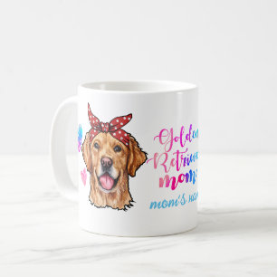 Golden Retriever Mom Mother's Day Dog Loving Mom Coffee Mug