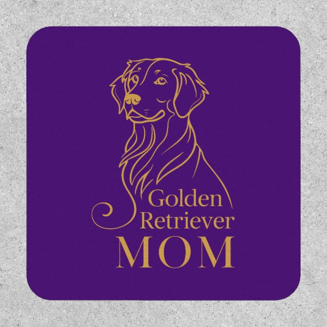 Golden Retriever Mom Patch (Front)