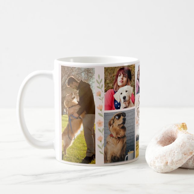 Golden Retriever Mom Personalized Mug - Custom (With Donut)