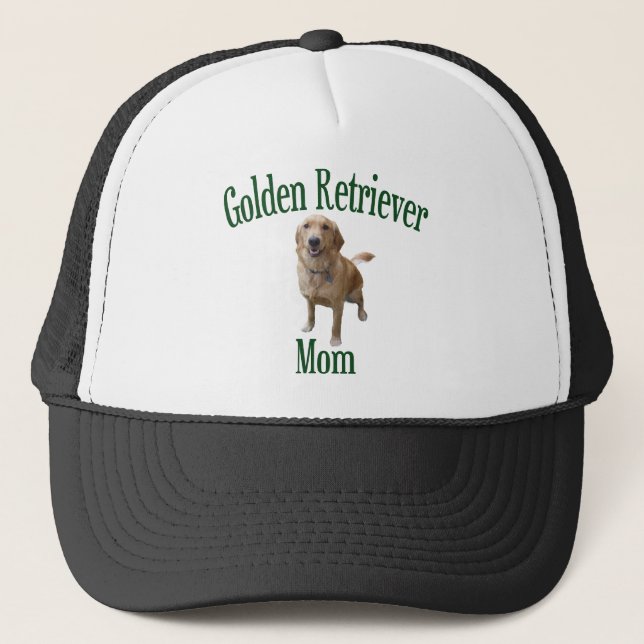 Golden Retriever Mom Trucker Hat (Front)
