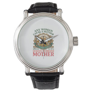 Golden Retriever Mother Dog Sunflowers Bees_1 Watch