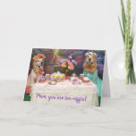 Golden Retriever Mother’s Day Tea Party Card at Zazzle