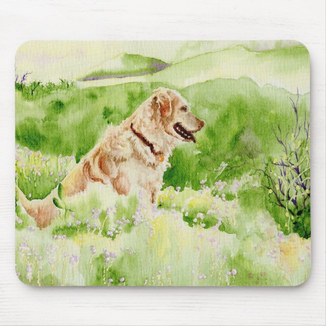 Golden Retriever Mousepad (Front)