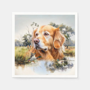 Golden Retriever Napkins