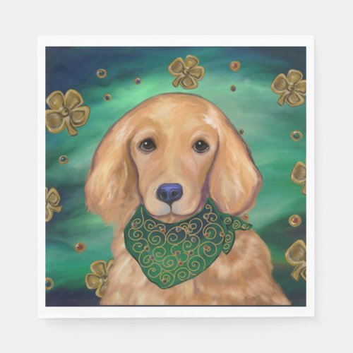 Golden Retriever Napkins