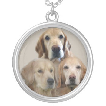 Golden Retriever Necklace by normagolden at Zazzle