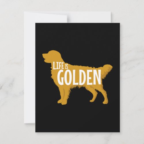Golden Retriever Note Card