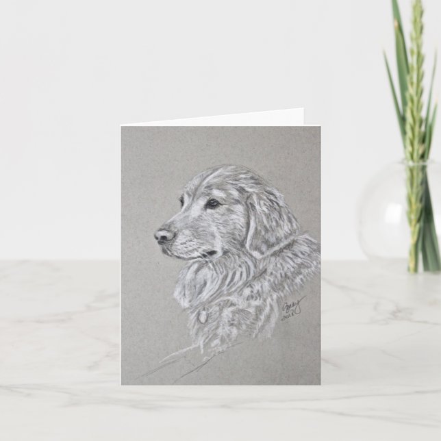 Golden Retriever Note Cards (Front)