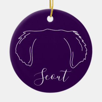 Golden Retriever Ornament (Om Logo)