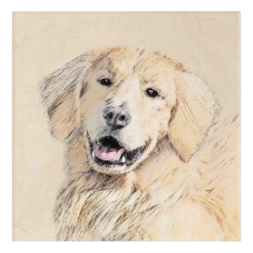 Golden Retriever Painting _ Cute Original Dog Art