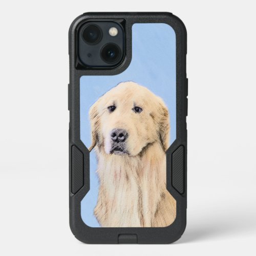 Golden Retriever Painting _ Cute Original Dog Art iPhone 13 Case