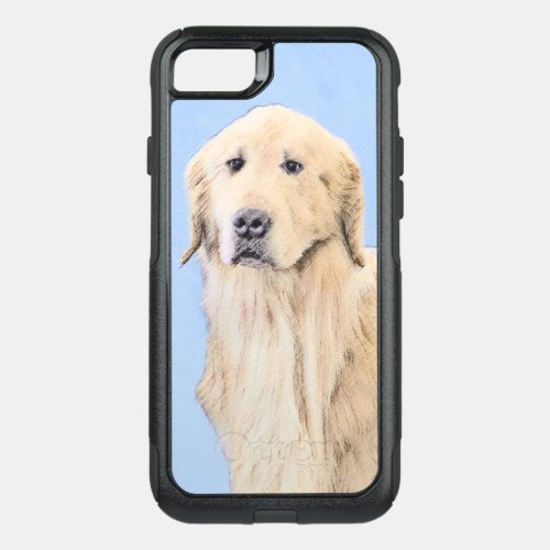 Golden Retriever Painting _ Cute Original Dog Art OtterBox Commuter iPhone SE87 Case