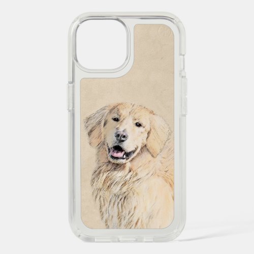 Golden Retriever Painting _ Cute Original Dog Art iPhone 15 Case