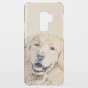 Golden Retriever Painting - Cute Original Dog Art Uncommon Samsung Galaxy S9 Plus Case