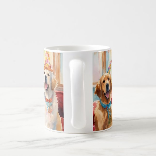 Golden retriever Party Coffee Mug (Handle)