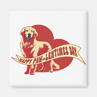Golden Retriever Pawlentine's Day Magnet