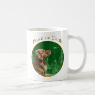 Golden Retriever Peace Coffee Mug