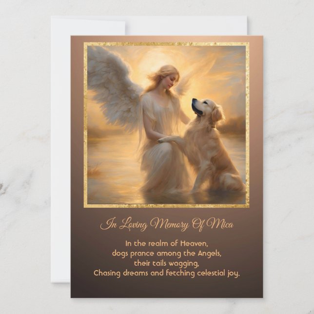 "Golden Retriever Personalized Celestial Sympathy  (Front)