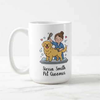 Golden Retriever Pet Grooming Professional Coffee Mug