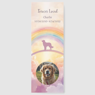 Golden Retriever Pet Memorial Bookmark
