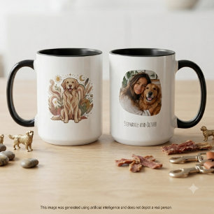Golden Retriever Photo & Name Keepsake Mug