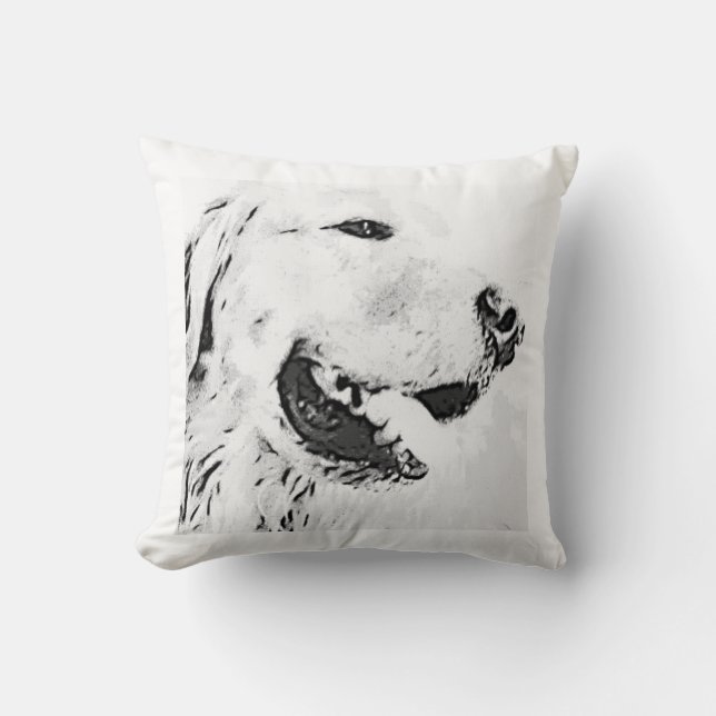 Golden Retriever Pillow (Front)